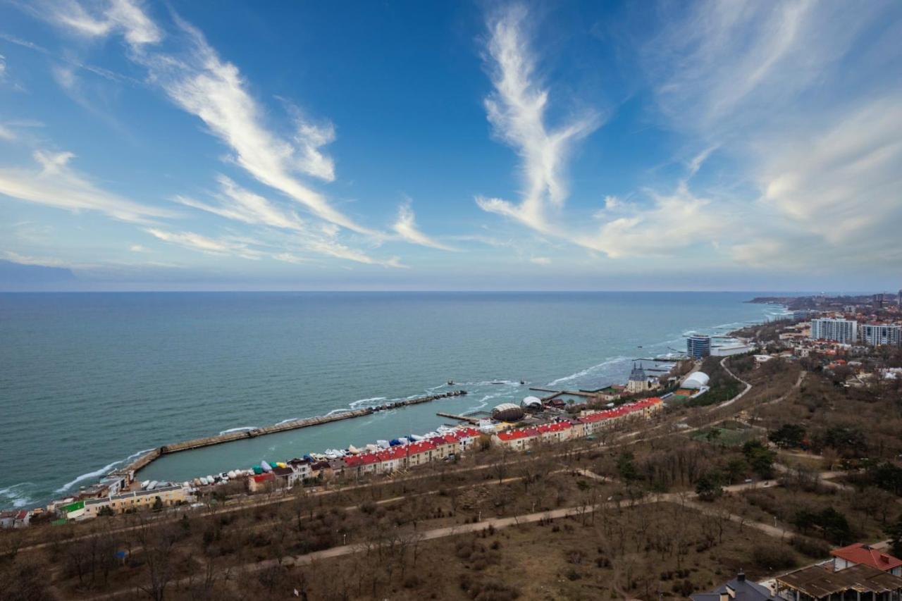 44 Pearl 1-Bedroom Panoramic Sea View Apartment Odessa Exterior foto